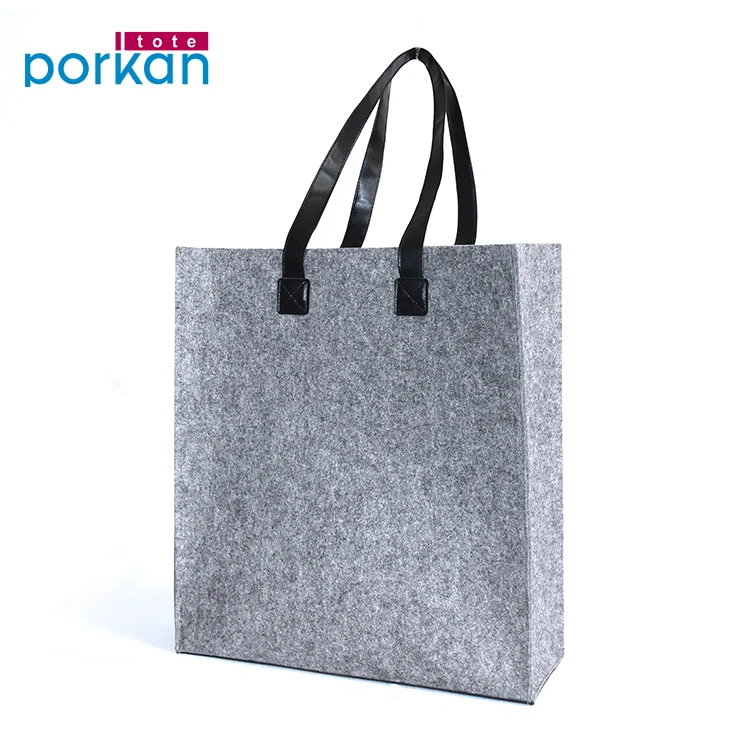 Hot Products Wholesale Eco-Friendly Felt Shopping Tote Bag with Custom Logo