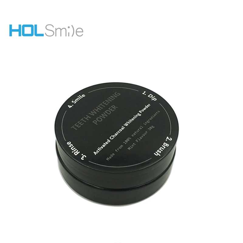 100% organc charcoal tooth polish teeth whitening charcoal powder