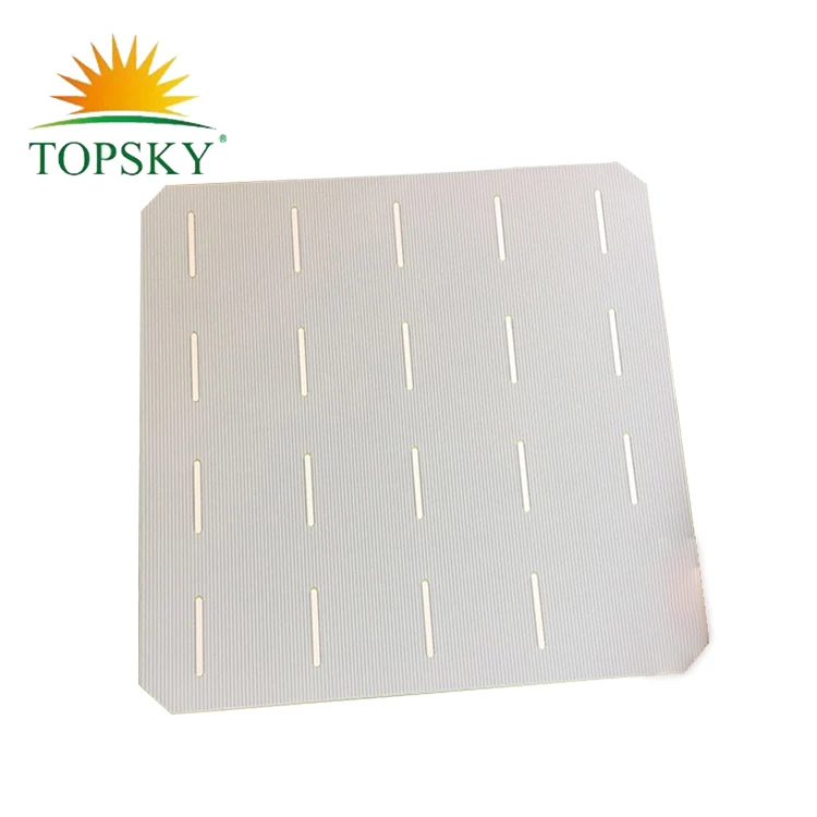 20-22% High Efficiency 156mm mono solar cell 6 inch A Grade 5BB monocrystalline solar cell for sale