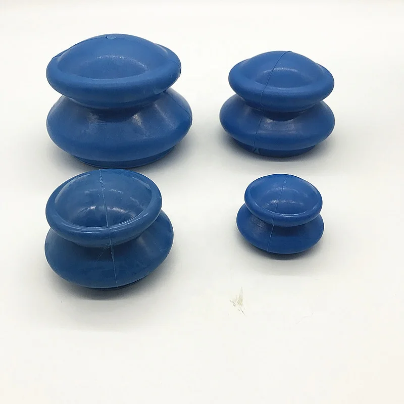 Wholesale High Quality Body Massage 4pcs rubber Vacuum Cupping kit