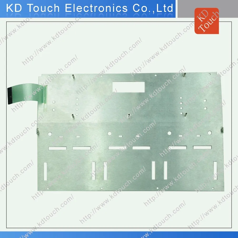 OEM мембранный переключатель клавиатуры с алюминиевой панелью