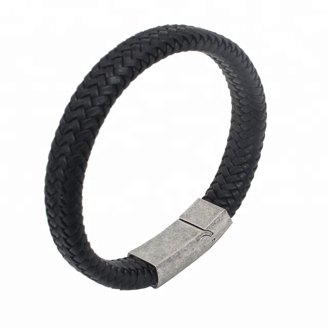 2022 Fashion Mens Jewelry Diy Braided Leather Mens Bracelets