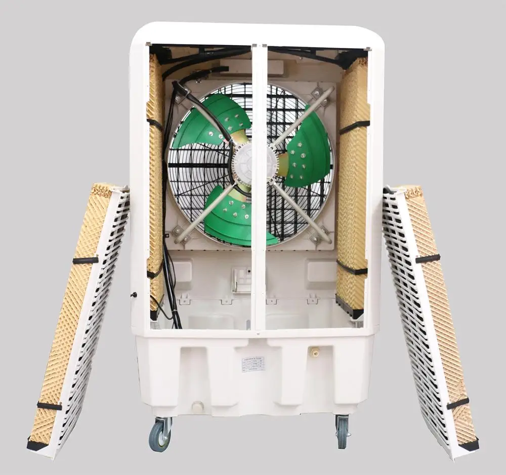 Zhuji factory price 13000 air flow industrial evaporative air cooler
