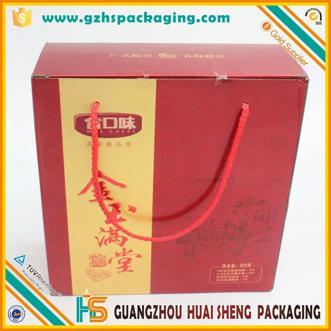 Гофрированная бумага клубника картонные коробки упаковка с ручкой