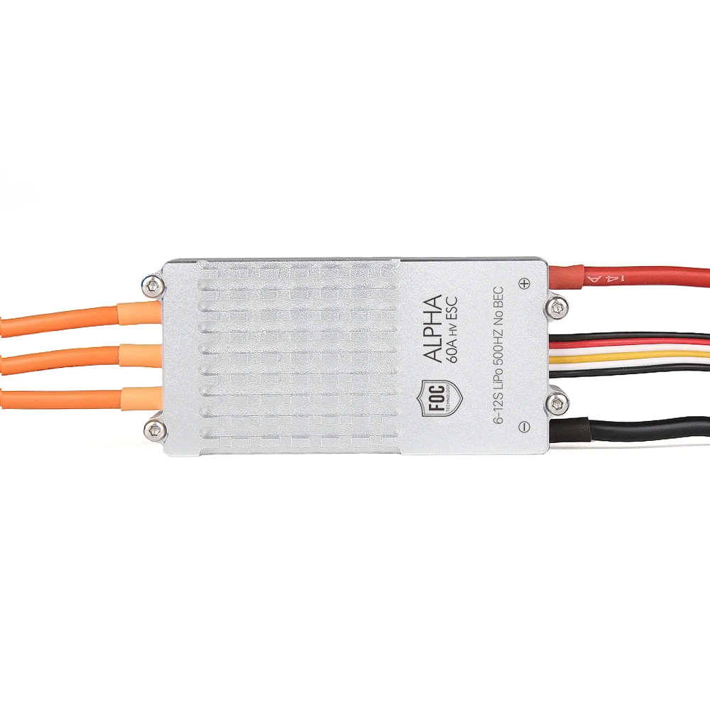 T-MOTOR Quadrocopter FOC Alpha 60A HV 6-12s 500Hz ESC manufacture Speed Controller for UAV