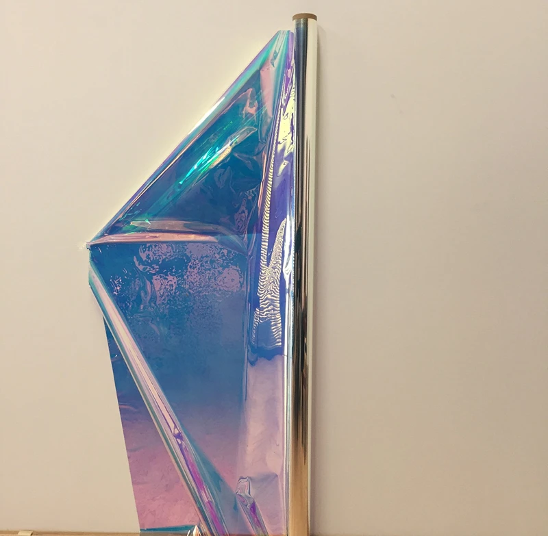 26 Micron PET Dichroic Rainbow Film Patict Colored Reflective Plastic Iridescent Film