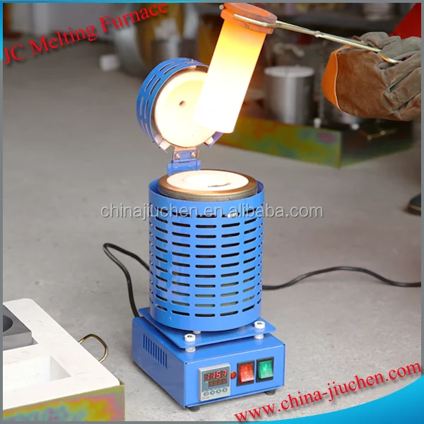 Supplier 220V 4kg Portable Electric Gold Silver Metal Smelting Furnace