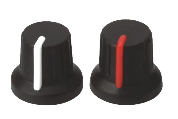 
49001 Two Color Texture Soft Touch PP + TPR Plastic Knobs with raise indicator line 