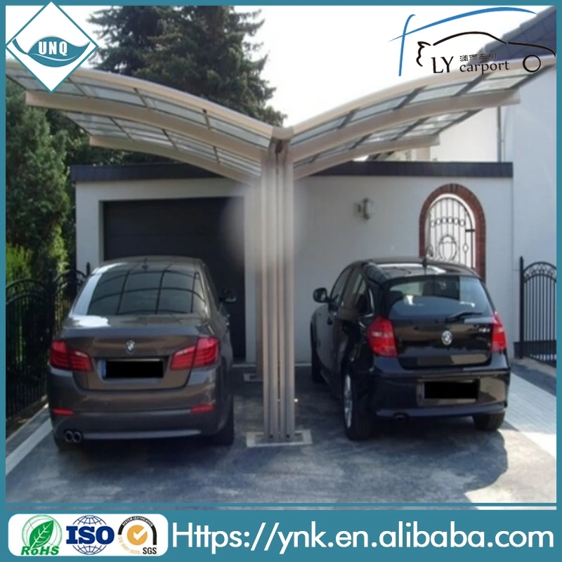 Patio rain shelter protection aluminium 5m x 3 meters carport metal garden shed prefab garage