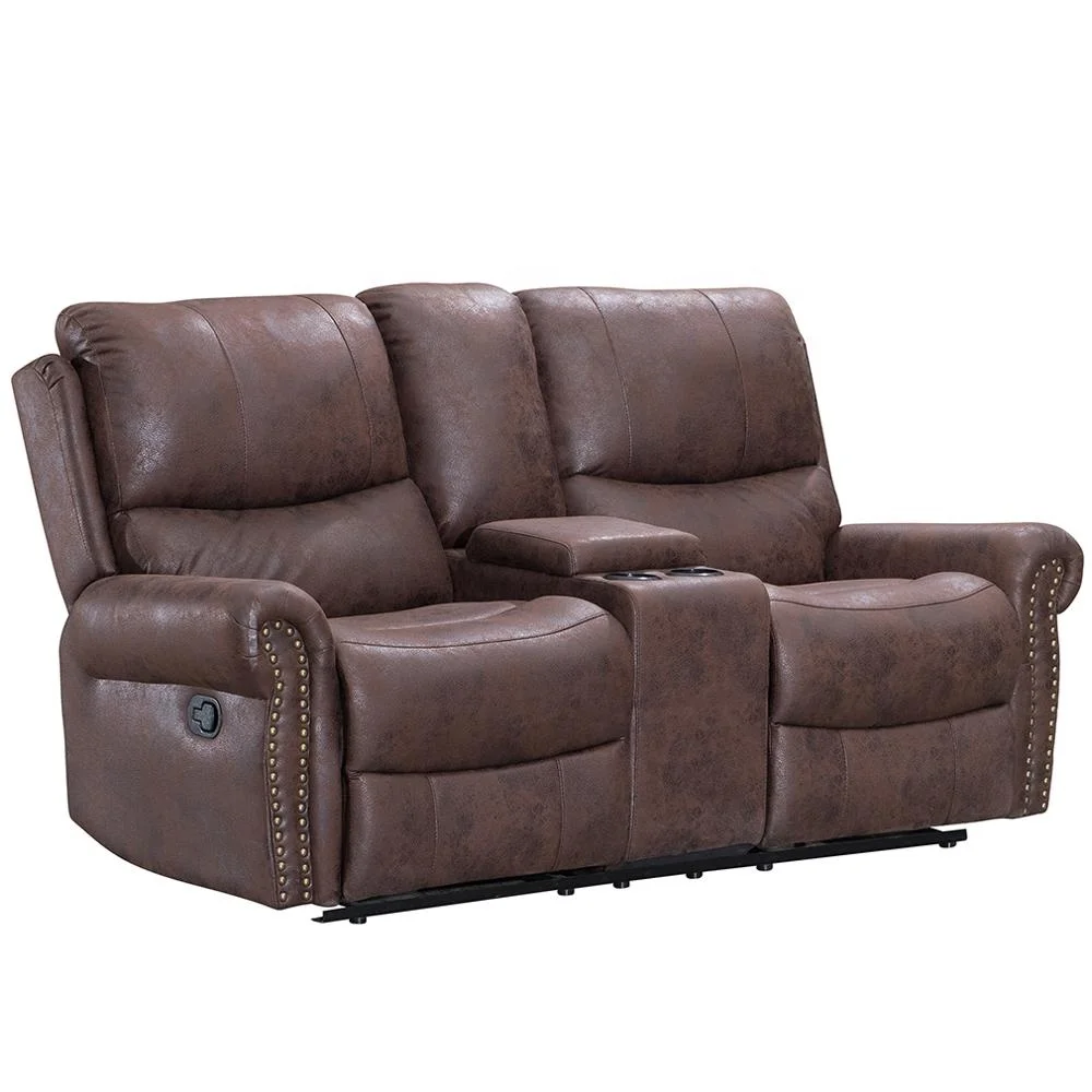 American Style Leather Sofa Couch Cinema Recliner Sofa for Living Room
