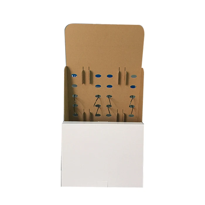 Easy Assemble Cardboard Glass Promotion Market Pallet Counter Sunglass Display Stand