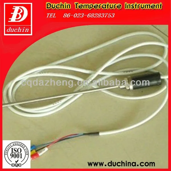 Pt100 temperaturer sensor with 3 wires lead