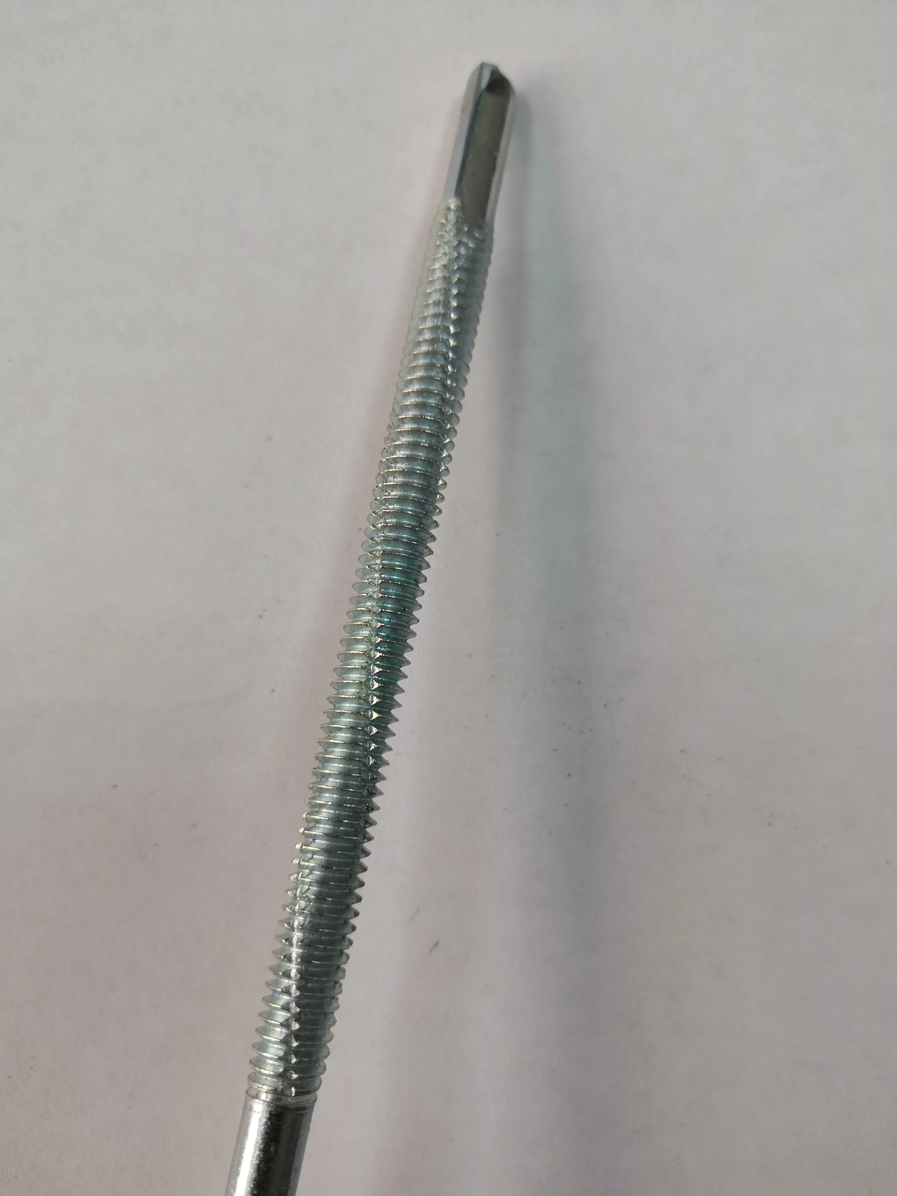 Double thread hex washer head self-drilling screw with EPDM washer, white zinc 6.3/5.5 factory price