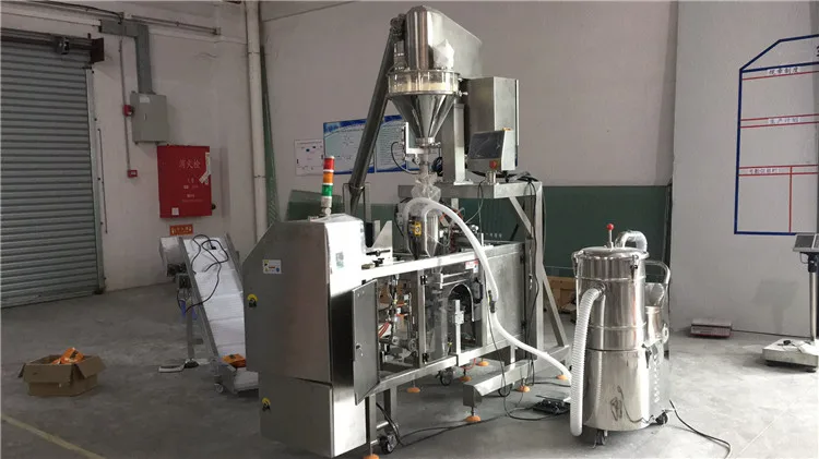 factory price doy pack power zipper bag filling machine