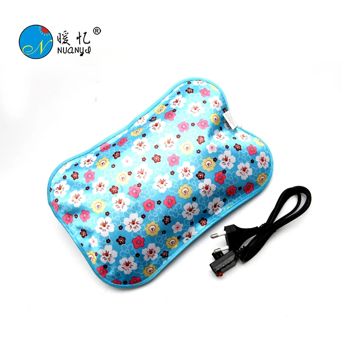 zhejiang cixi rechargeable electric hot water bag /hand warmer ,pillow shape hot water bottle with CE&ROHS certification