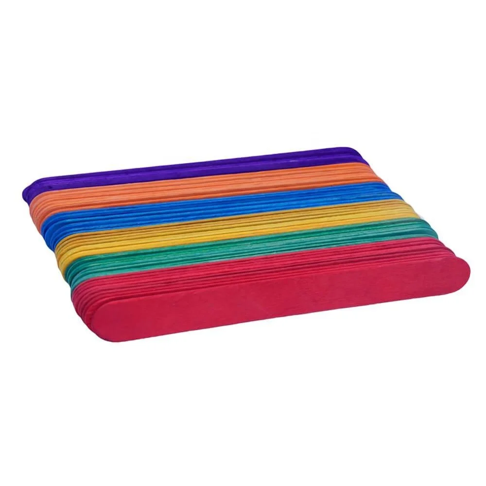 Factory Wooden Ice Cream Stick Colored Ice Cream Stick Ice Cream Stick Arts And Crafts For Kids Diy