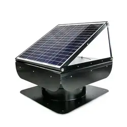 70 Watt Adjustable Attic Exhaust Fan Solar Powered For Warehouse Factory Ventilation