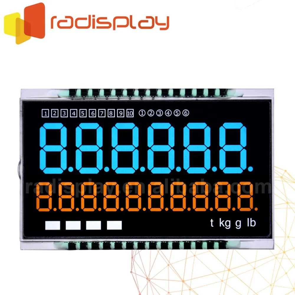 
Customised VATN 7 Segment Weight Lcd Display 