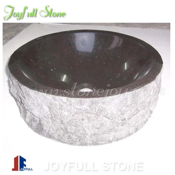 
Square Bathroom Stone Carved Vessel Sink Basin 
