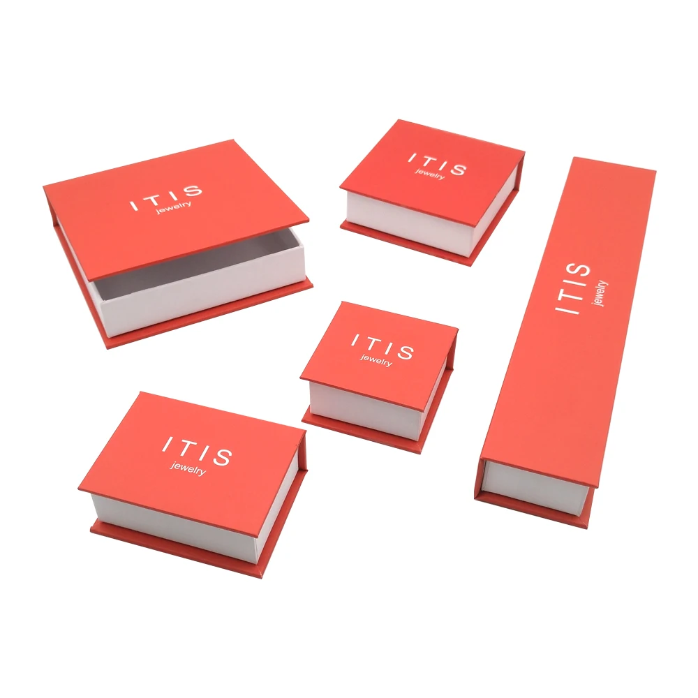 Custom logo wholesale packaging paper jewelry boxes