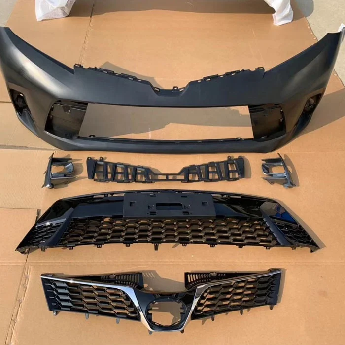 Very Durable Sienna Body Kits Front and Rear Bumper Body Kit For Toyota 2018