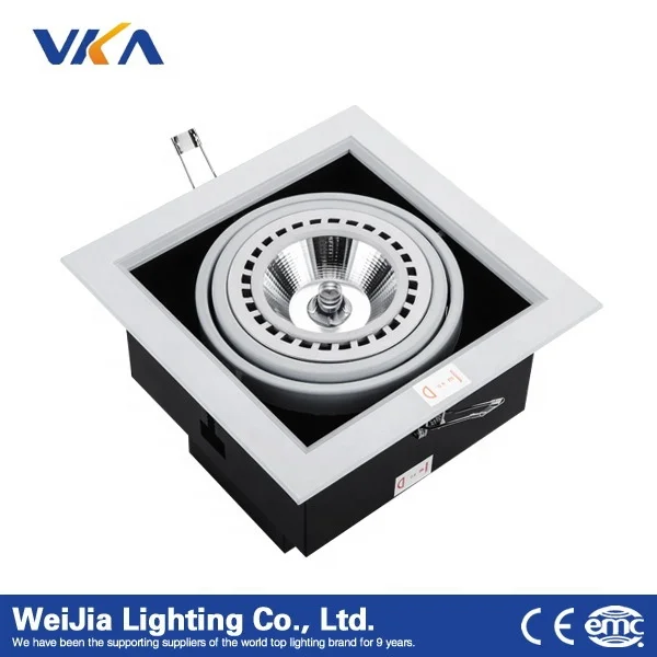 
40w double ar111 square LED COB Downlight retrofit 