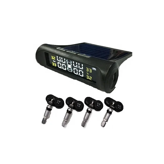 Solar power external sensor tyre pressure monitor system tpms for car truck