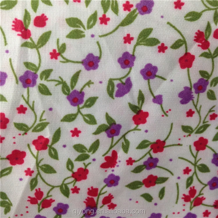 Лидер продаж, матовая ткань из микрофибры с маленькими цветами, 100% Полиэфирная Бумага, принт для нарукавника, платья