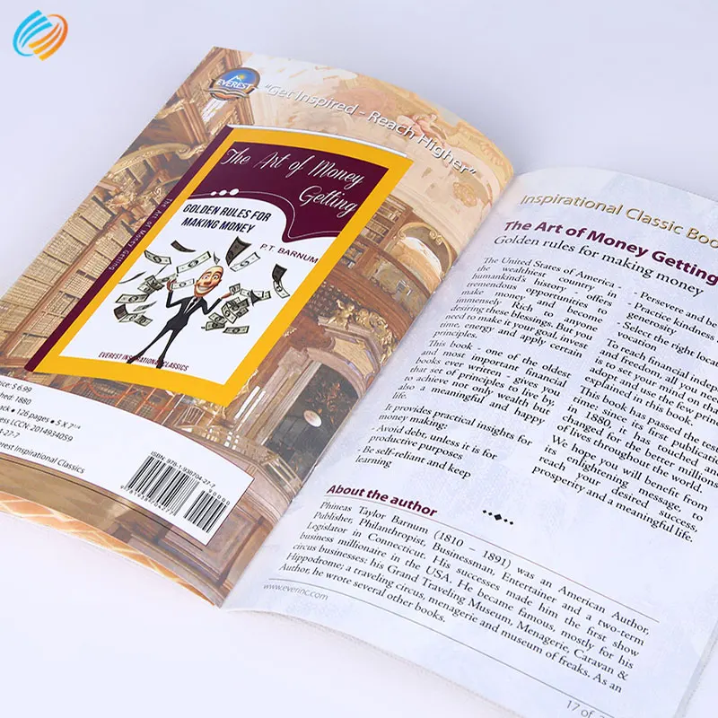 Бесплатный образец 157gsm художественная бумага Косметический Каталог/брошюра дизайн печать услуги