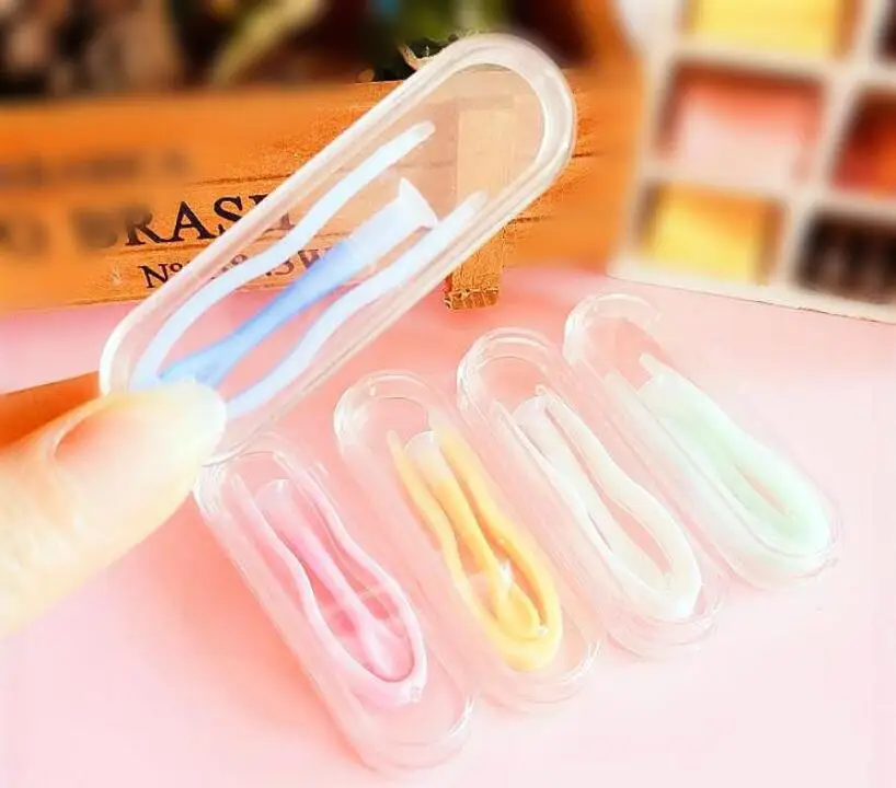 
Contact lens Case Clip Stick Tweezers Combination Clip Stick One Set 
