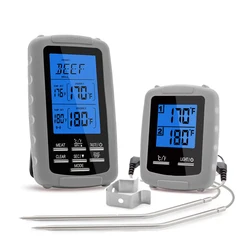 2018 ESUN двойные пищевые щупы, Красный беспроводной цифровой термометр для барбекю и мяса, уличный кухонный курильщик