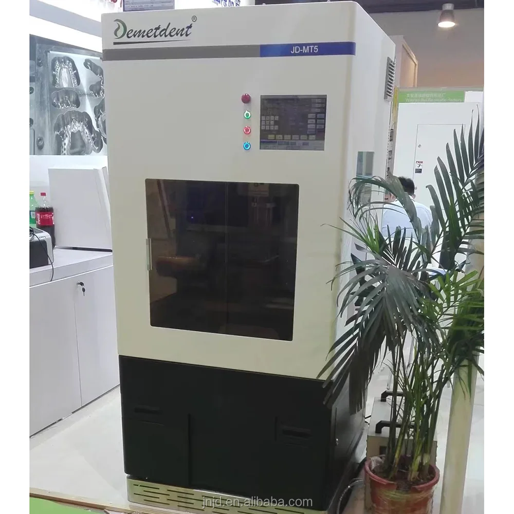 German Hyperdent software 5 Axis dental cad cam milling machine JD-MT5 made in China for sale