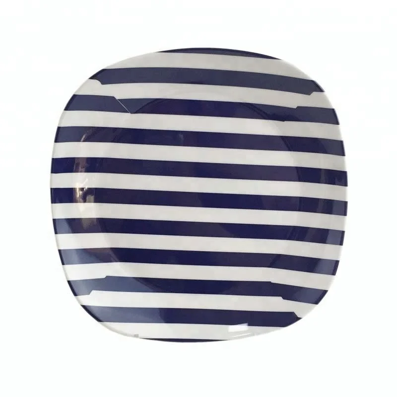 9 дюймов круглые по запросу заказчика принт меламина квадратные тарелки