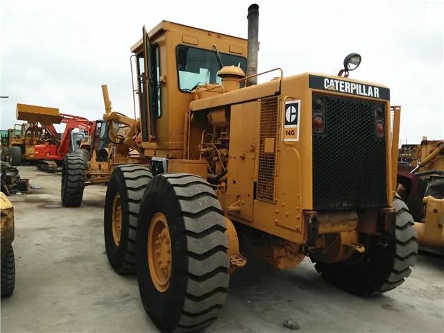 Распродажа! Б/у японские автогрейдеры cat 14 г б/у, б/у гусеничные грейдеры 14 г/120 К/140 г, б/у автогрейдер caterpillar 14 г