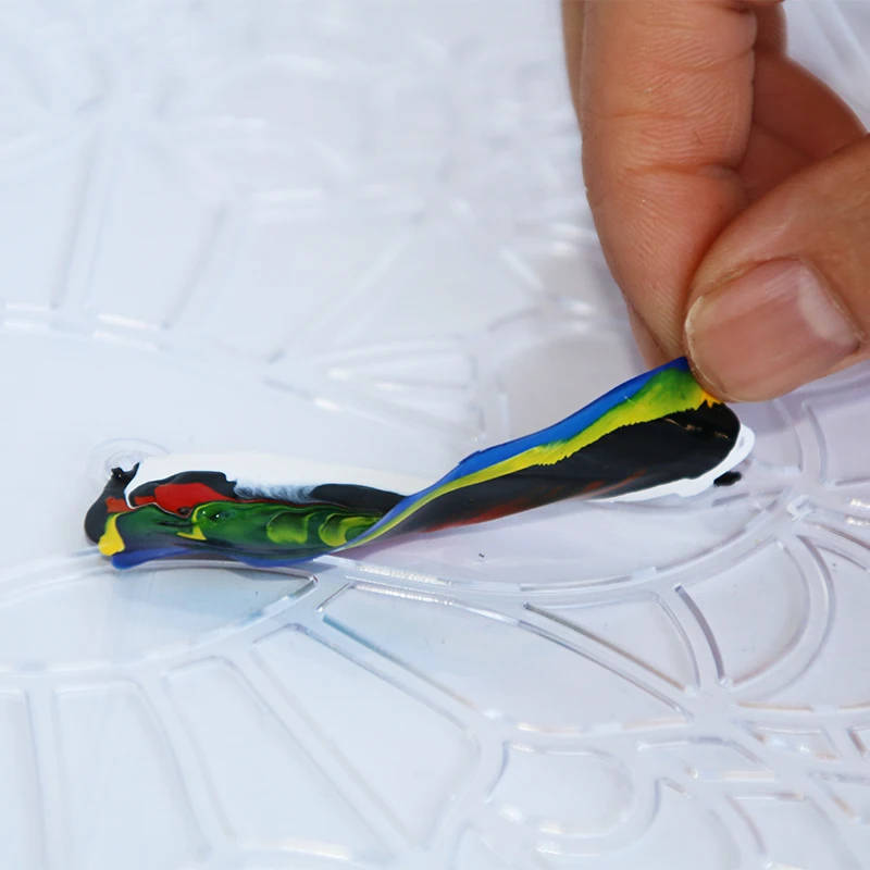 6x30ml semi-transparent glass window deco paint