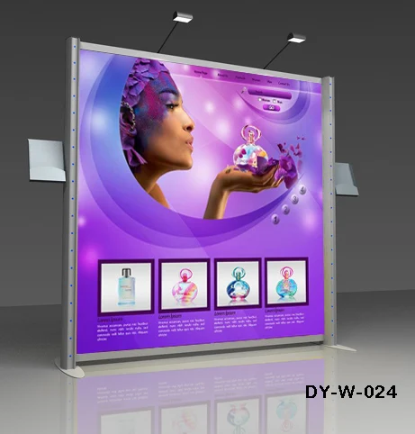 Custom 3x3 aluminum foldable exhibition stand modular exhibition booth