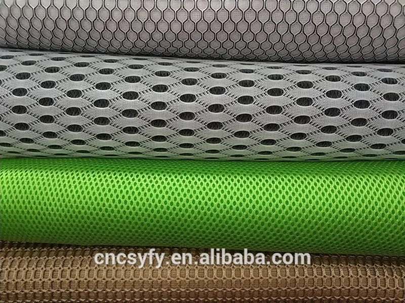 Factory direct sales 100% polyester random net air layer net mesh fabric
