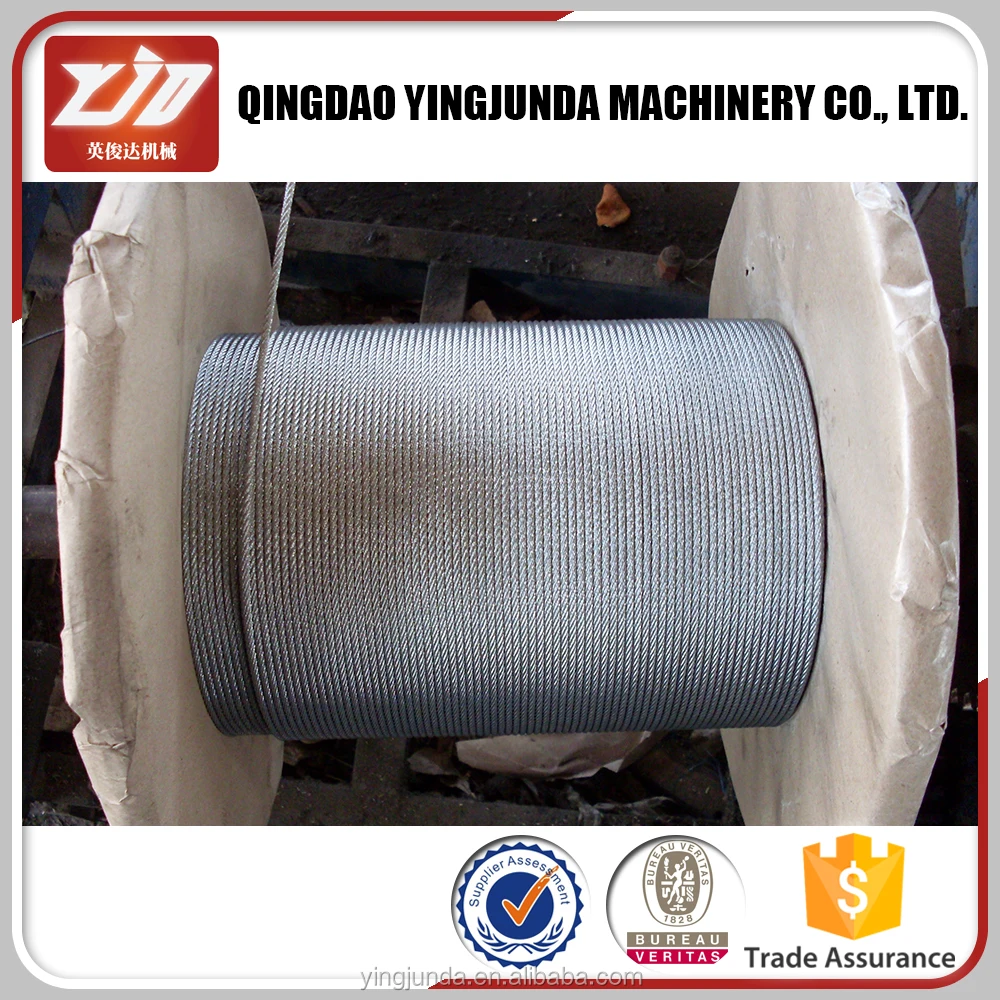 Оборудование для такелажа, стальной трос, Проволочный Трос 6*19, Проволочный Трос из нержавеющей стали, цена