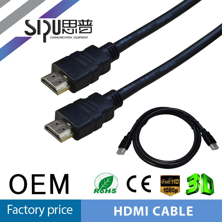 SIPU высокое качество 1.4 В для продажи оптовая 1.5 м мужчинами гуанчжоу кабель hdmi с поставщиком