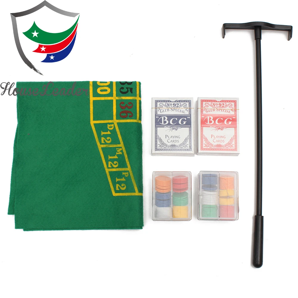 
16 inch Professional Cheap Plastic Casino Roulette Wheel Game Set 