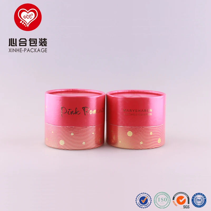 9,3 см диаметр X 8 см Высота переработанного картона порошок контейнер/круглый корпус порошок упаковочной бумаги цилиндр коробка