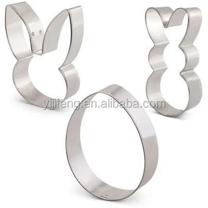 
Factory direct sale stainless steel easter 3pcs cookie cutter set With Cheap Prices 