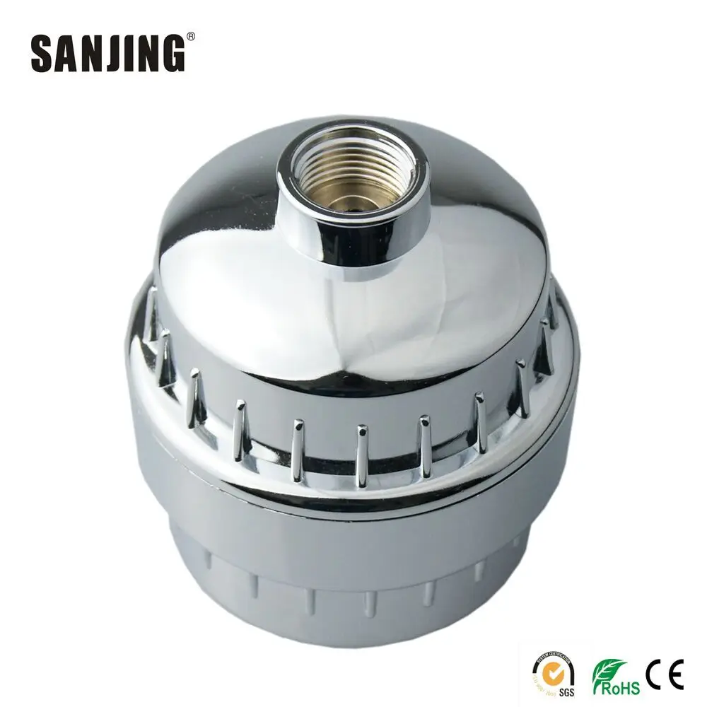 Amazon Hot Sale OEM Universal 10 / 12/ 15 Stages Chrome Shower Head Water Filter
