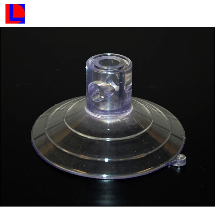 Transparent /clear suction cup with screw for glass