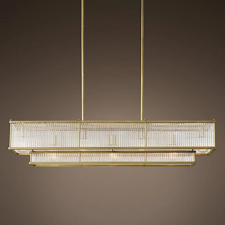 New listing lustre de cristal shaped luxury crystal pendant light with new fashion