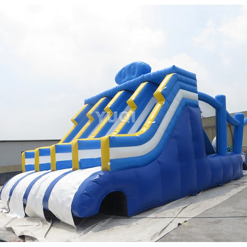 Customized inflatable slides water slide park equipment pool for adults