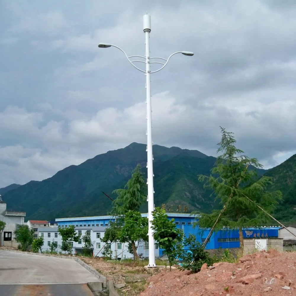 Steel landscape monopole tower design facbrication