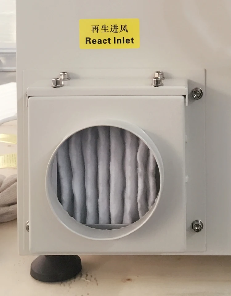 Industrial dehumidifier and dehumidifier unit desiccant rotor