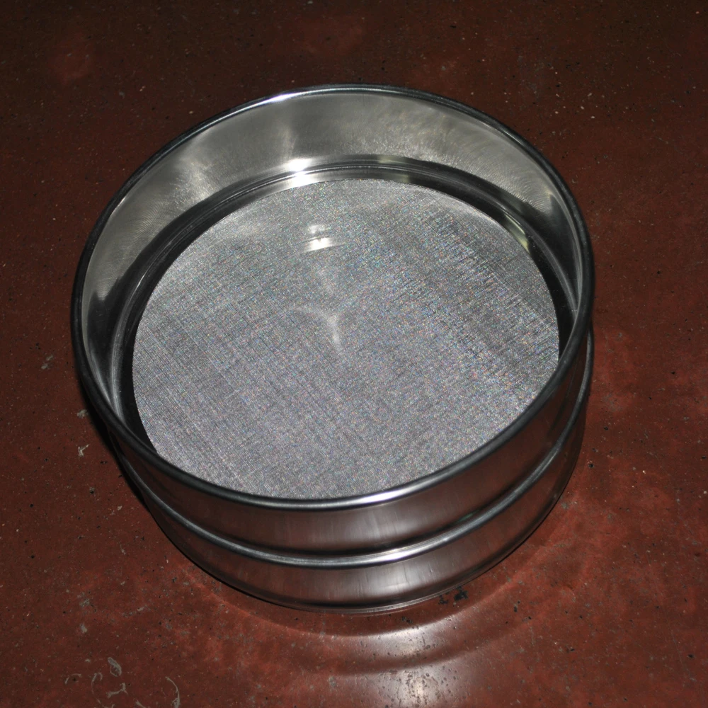 0.02mm to 3mm holes Stainless Steel Lab Standard Soil Test Sieves