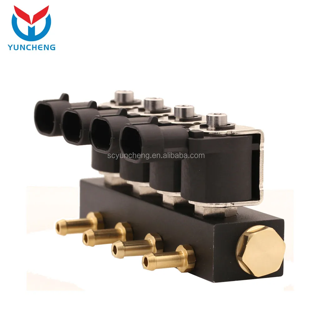 YCI03016 Lpg/Cng 4 цилиндра Conversion Kit Топливная рампа